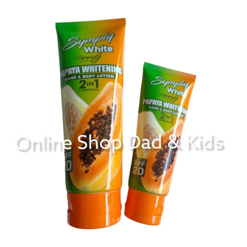 Authentic Papaya Whitening Hand &Body Lotion by Symply G Shopee