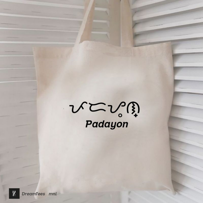 BayBayin Design Totebag white WITH FREEBIE | Shopee Philippines