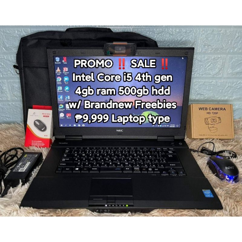 nec-i5-4th-gen-500gb-hdd-laptop-w-brandnew-freebies-ready-to-use