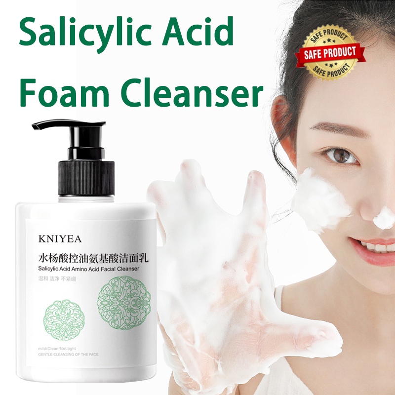 500ML Salicylic Acid Cleanser Amino Acid Facial Cleanser Deep Clean ...