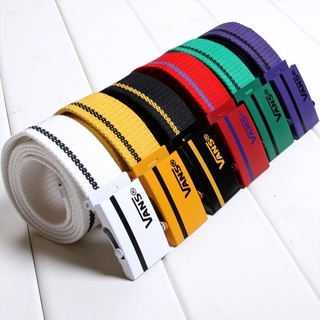 Vans color belt woven canvas nylon belt wear-resistant neutral soft belt #1