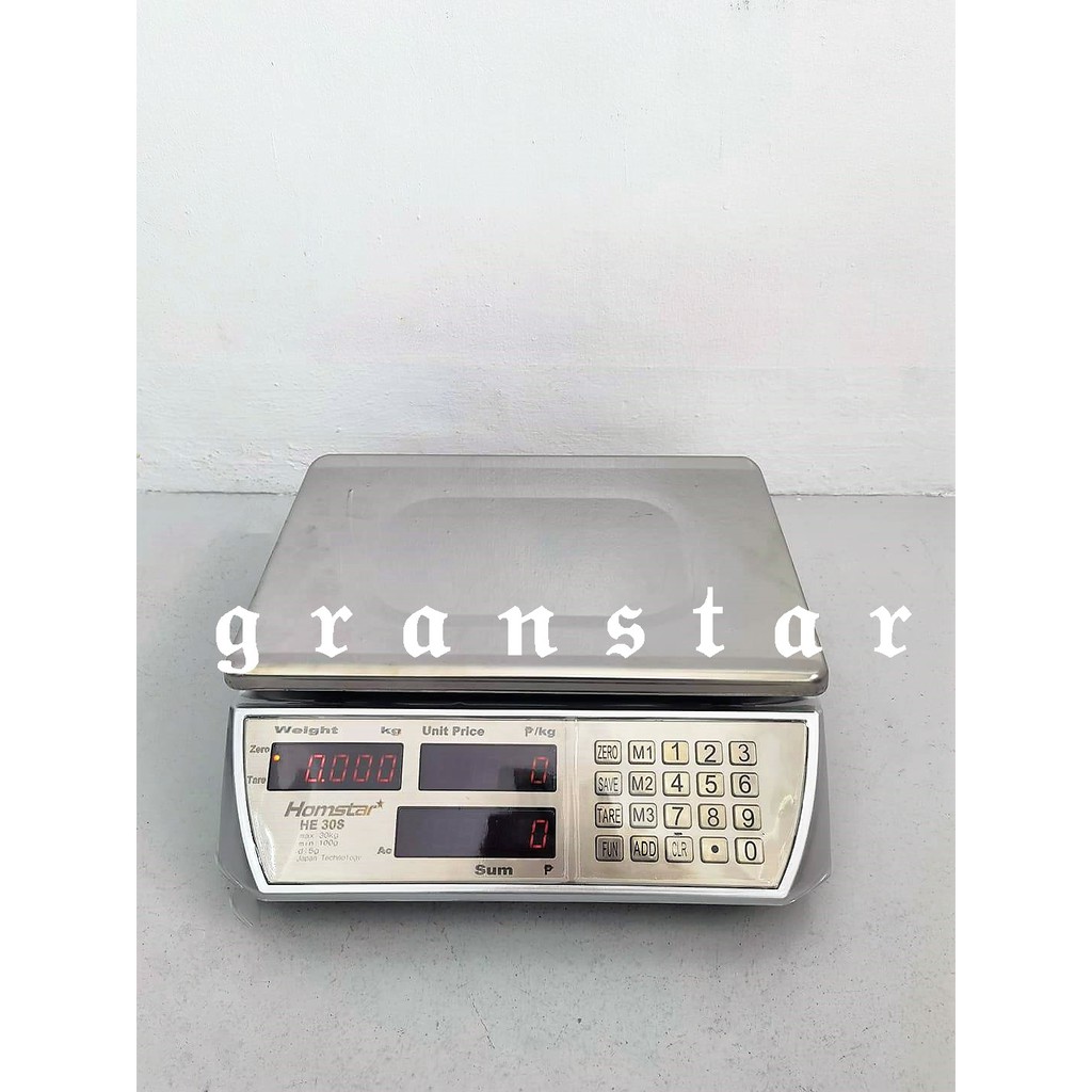 30kg Grocery or Market-use digital Household digital Food Meat Digital price computing scales HE 30S