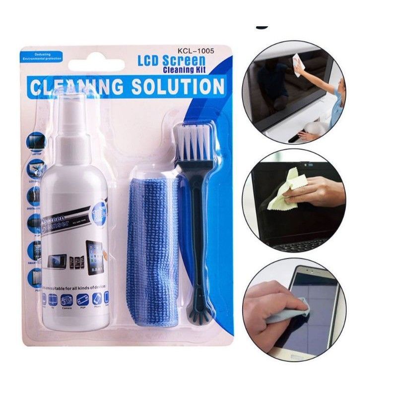 Laptop Screen and LCD Cleaning cleaner Kit 3 IN 1 Shopee Philippines
