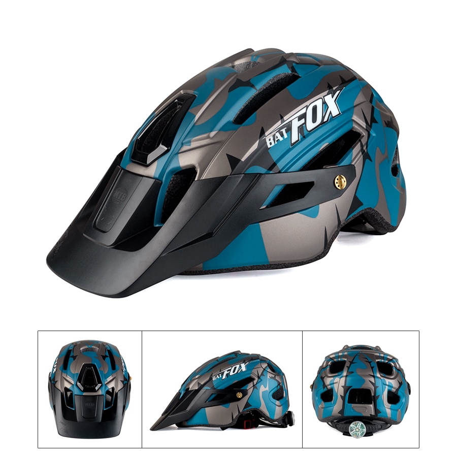 bike helmet with shield