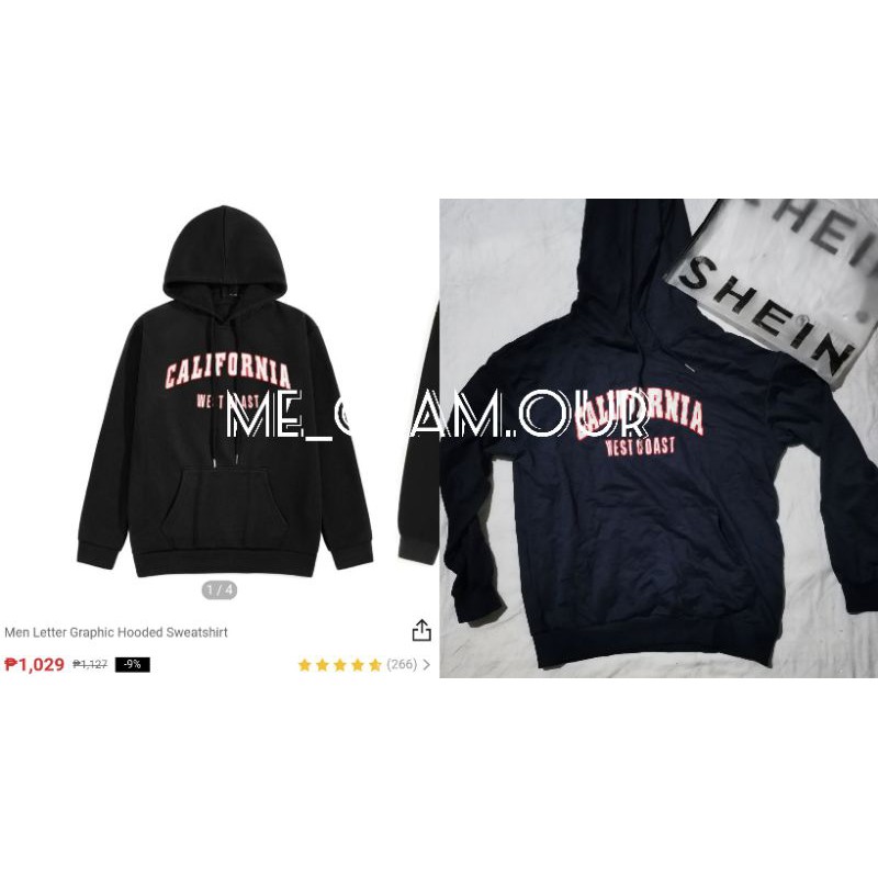 shein california sweatshirt