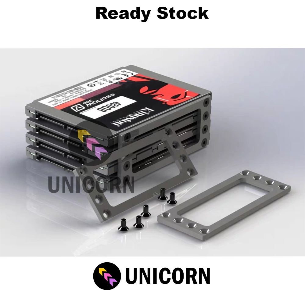 2 5 inch ssd hdd aluminum stacking rack ssd bracket hard drive
