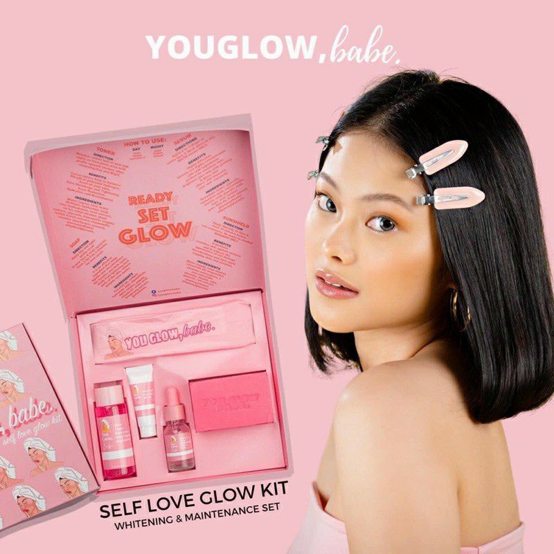 ON HAND‼You Glow Babe-Self Love Glow Kit Whitening & Maintenance Set