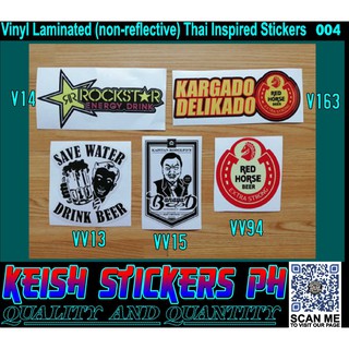  Vinyl  Laminated  Stickers  004 Shopee Philippines