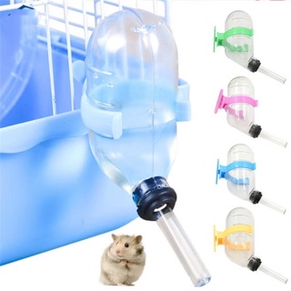 60ml Automatic Pet Hamster Drinking Water Dispenser Leak-proof Vacuum Plastic Feeder Bottles