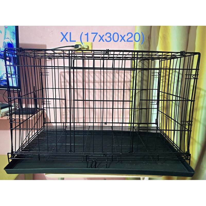 heavy duty lowest set price XL dog cat pet collapsible foldable cage crate Shopee Philippines