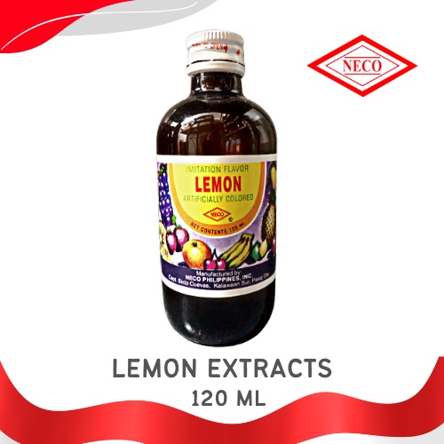 NECO Lemon Flavoring Extracts 120ml Shopee Philippines