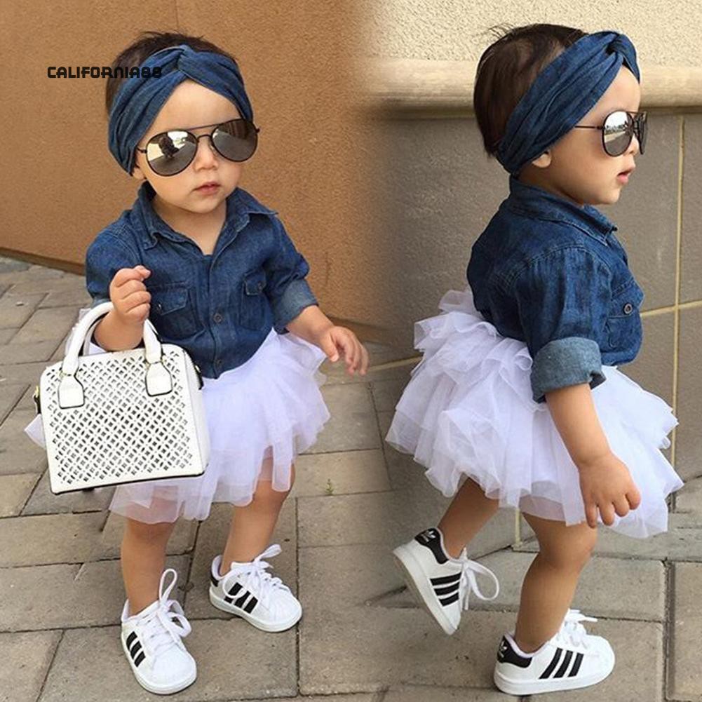 tutu skirt with denim shirt