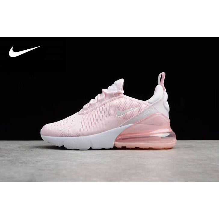 peach color nike shoes