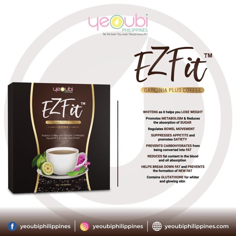 Authentic EZ FIT slimming COFFEE! COD! | Shopee Philippines