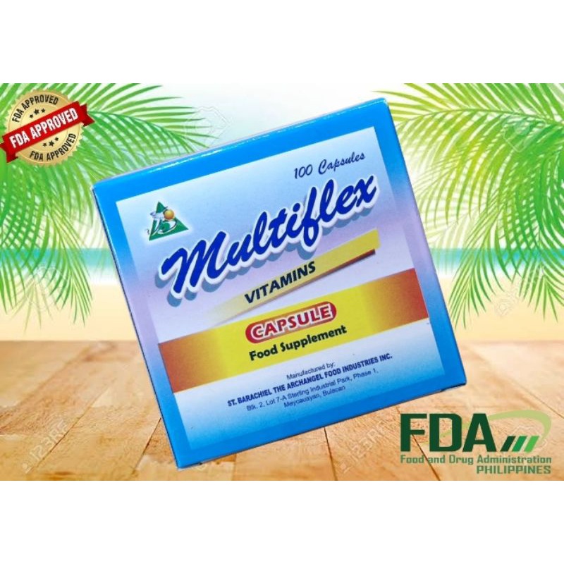 Multiflex (Multivitamins) 100 Capsules Shopee Philippines