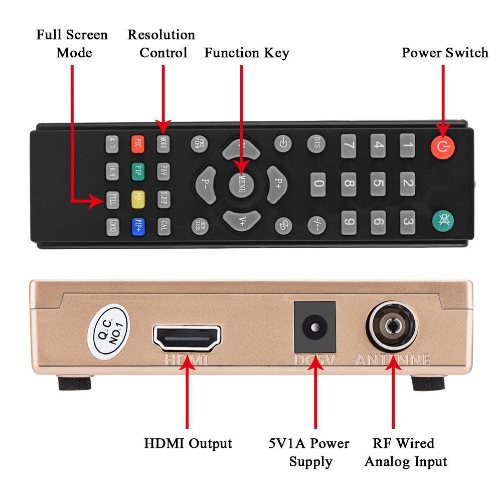 RF to HDMI All-standard Converter Analog TV Receiver Adapter | Shopee Philippines