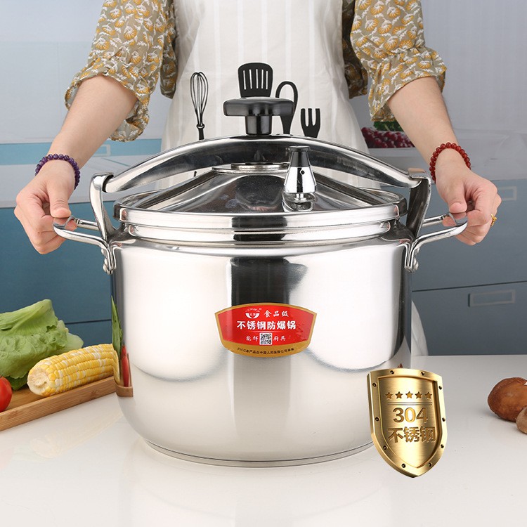 Explosion-proof pressure cooker 304 stainless steel extra thick cooker ...