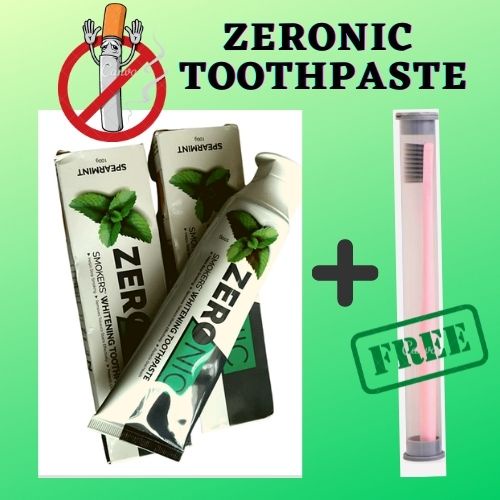 100 Authentic Zeronic Toothpaste stop smoking (Direct Supplier) Zeronic toothpaste with