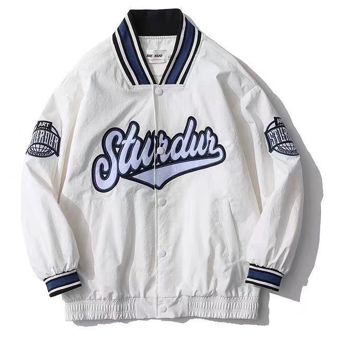 Embroidery Jackets Korean Baseball Jackets Men's and Women's Bomber