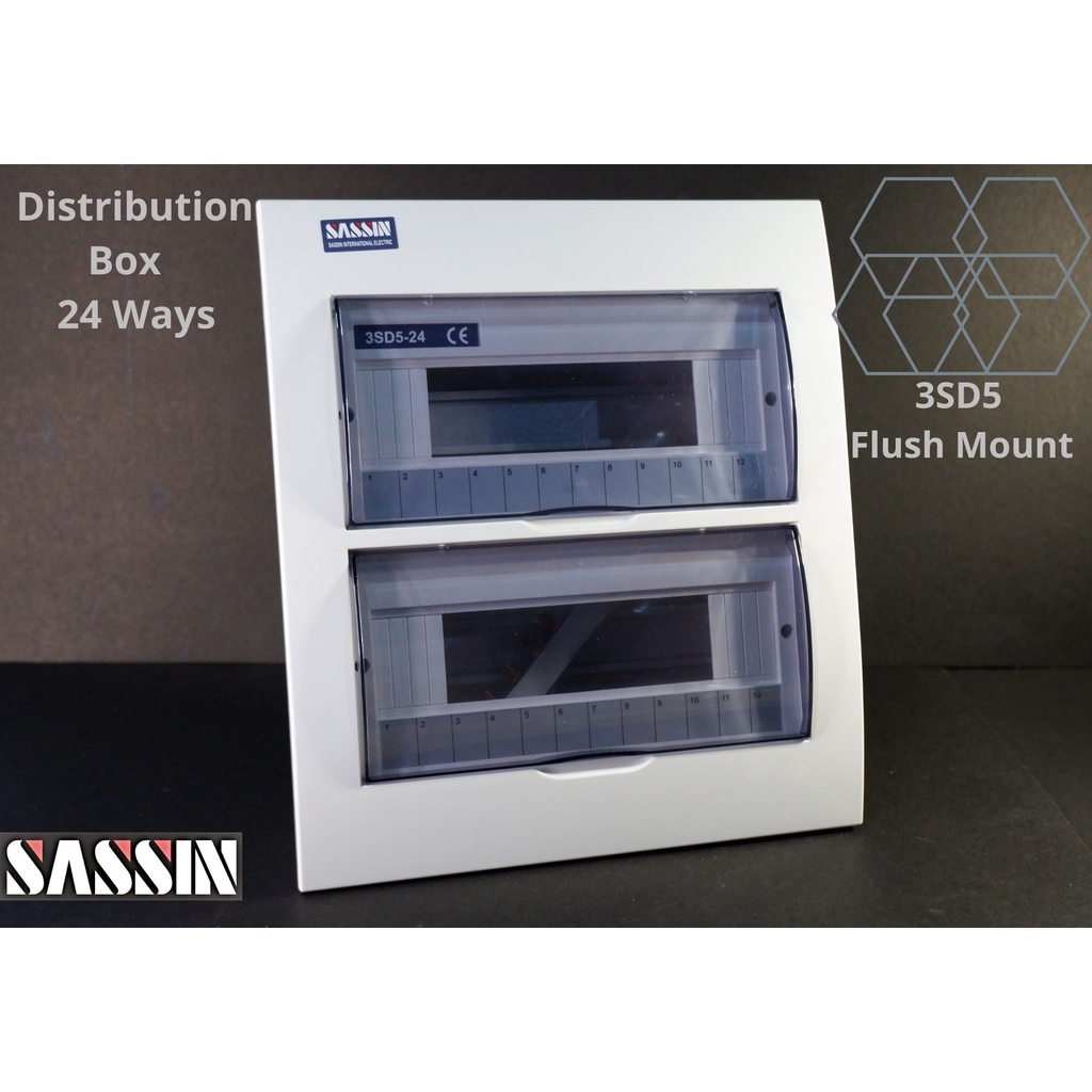 Sassin Flush Mount Distribution Box 24 Ways Shopee Philippines