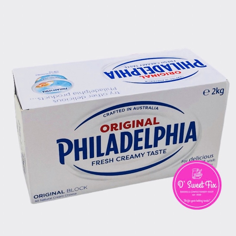 Original Philadelphia Cream Cheese 2kg Shopee Philippines
