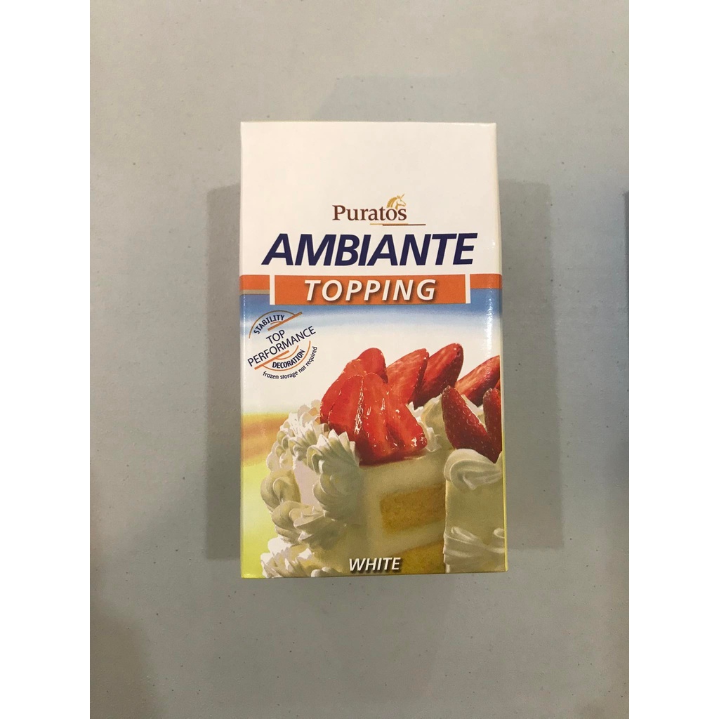 Puratos Ambiante Topping Whipping Cream 1L Shopee Philippines