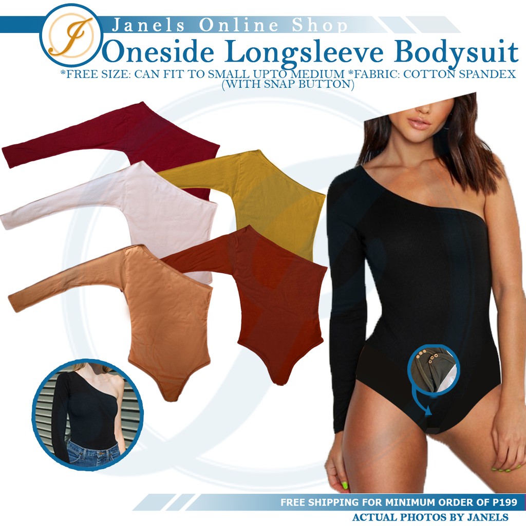 one piece long sleeve bodysuit