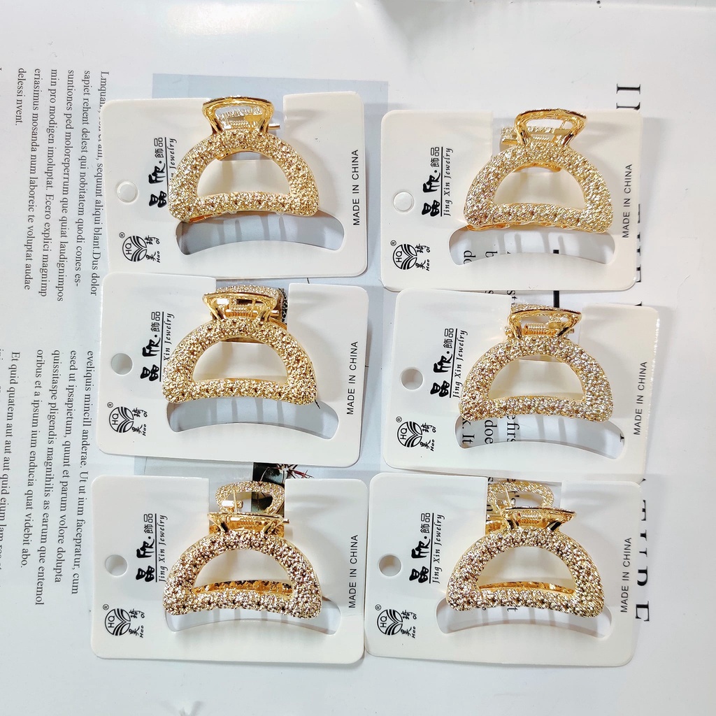 Korean Inspired Mini Gold Metal Hair Clips Shopee Philippines