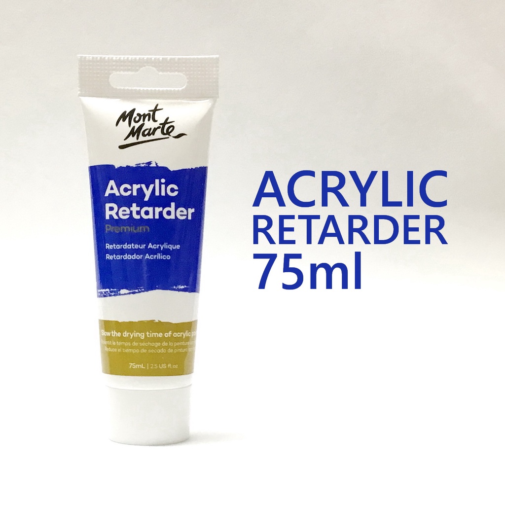 Mont Marte Acrylic Retarder 75ml tube to slow the drying time of acrylic paints Shopee