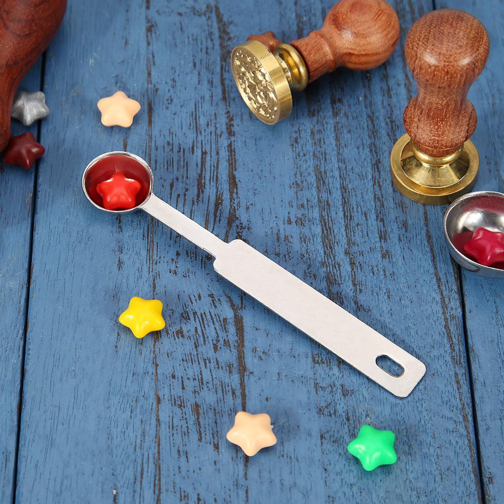 Details about   Vintage Wax Stamp Sealing Spoon Stainless Steel Melting Seal Stamping Stick 