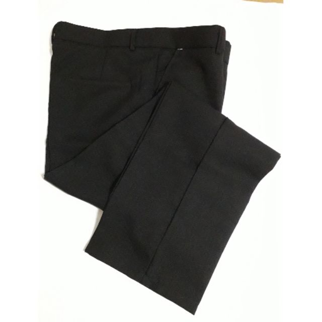 Men's Long Black Slacks | Shopee Philippines