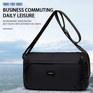 Men's Outdoor Leisure Simple Fashion Single Shoulder Satchel Large Capacity Crossbody Bag #6