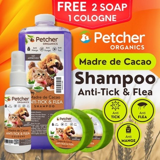 (hot)Petcher Madre De Cacao Shampoo & Conditioner Pet Fresh Sulit Bundle Pack with Pet Refreshing Co