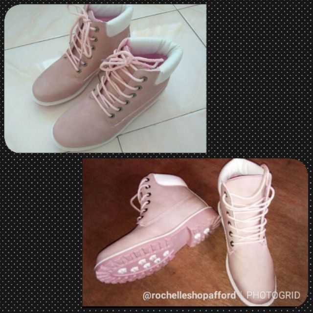 pink boots
