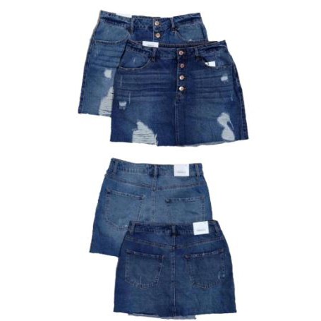 shopee denim skirt