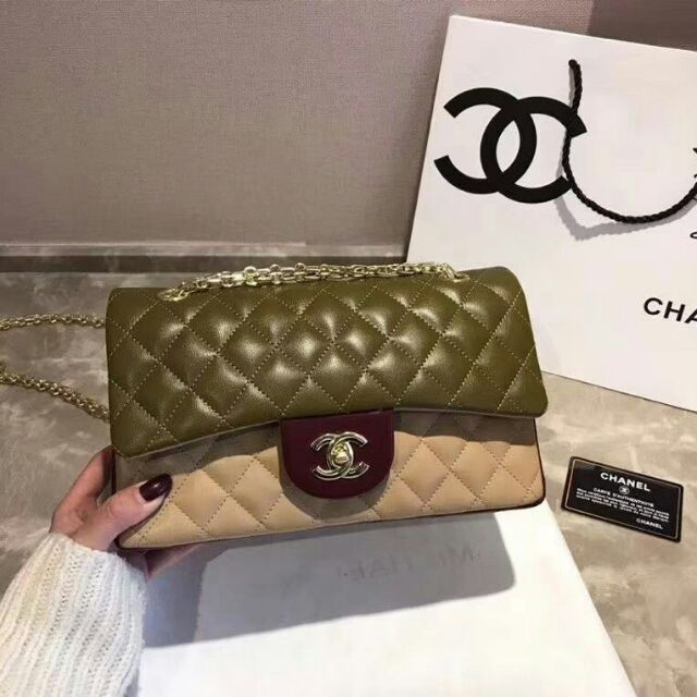 Chanel Tri-Color Classic Flap Bag | Shopee Philippines