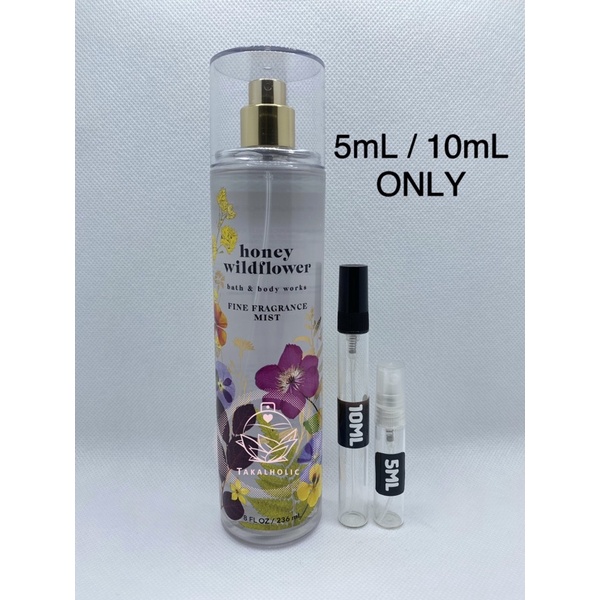 Bath and Body Works HONEY WILDFLOWER Mist Refill / Decant ( 5ml / 10ml ...