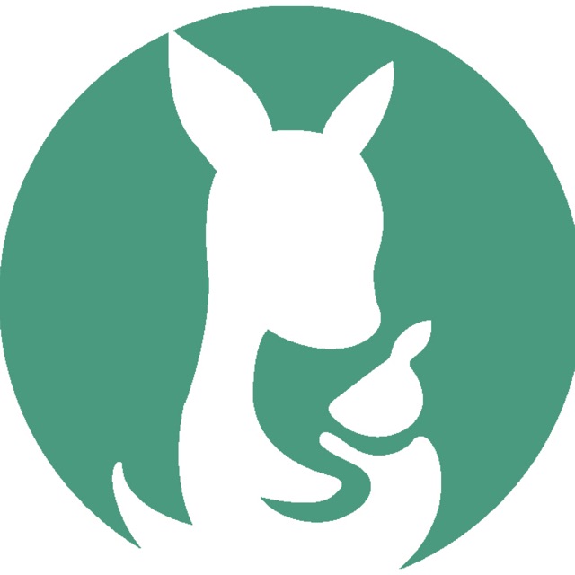 Kangaroo mom store logo