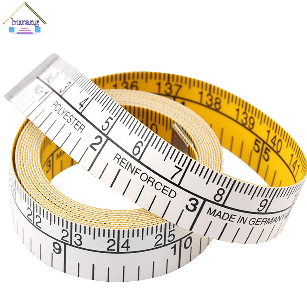 1.5m Double Scale Soft Tape Measure Flexible Ruler Weight Loss Body