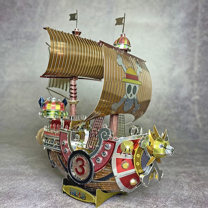 D Model Of One Piece Thousand Sunny Pirate Metal Not Assembled Shopee Philippines