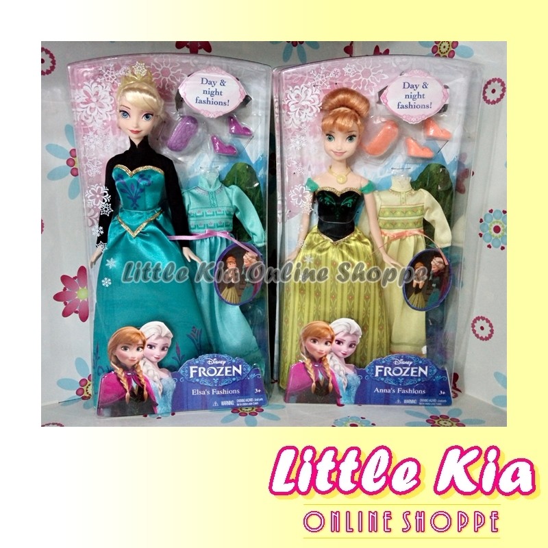 elsa and anna coronation dolls