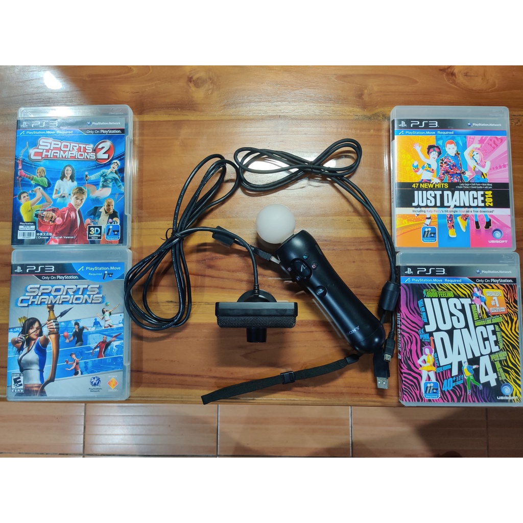 Move Motion Controller + PS3 Games | Shopee Philippines