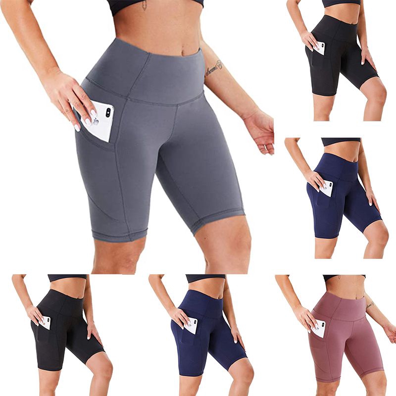 workout bike shorts with pockets