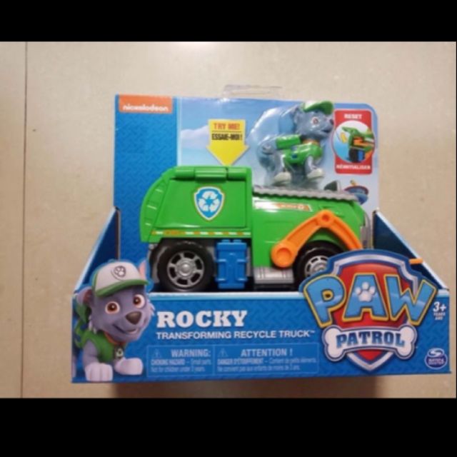 rocky transforming recycle truck