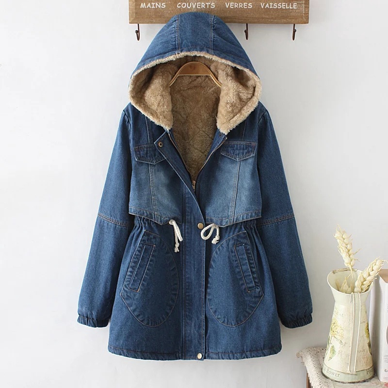 jeans parka jacket