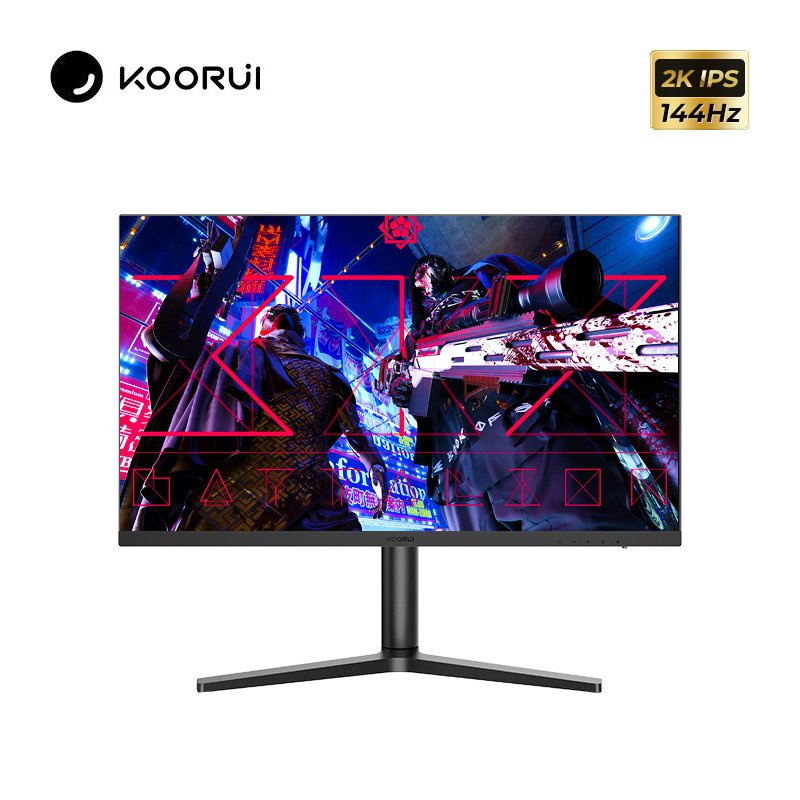 KOORUI 144hz Gaming Monitor 27 inch IPS QHD 1440p 1ms Gsync HDMI