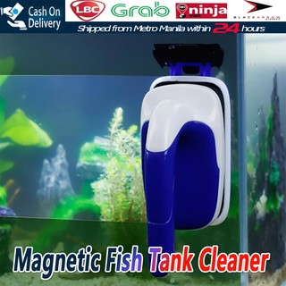 【Fast Delivery】Magnetic Fish Tank Brush Aquarium Brush Brush Algae Scraper Aquarium Window Cleaner