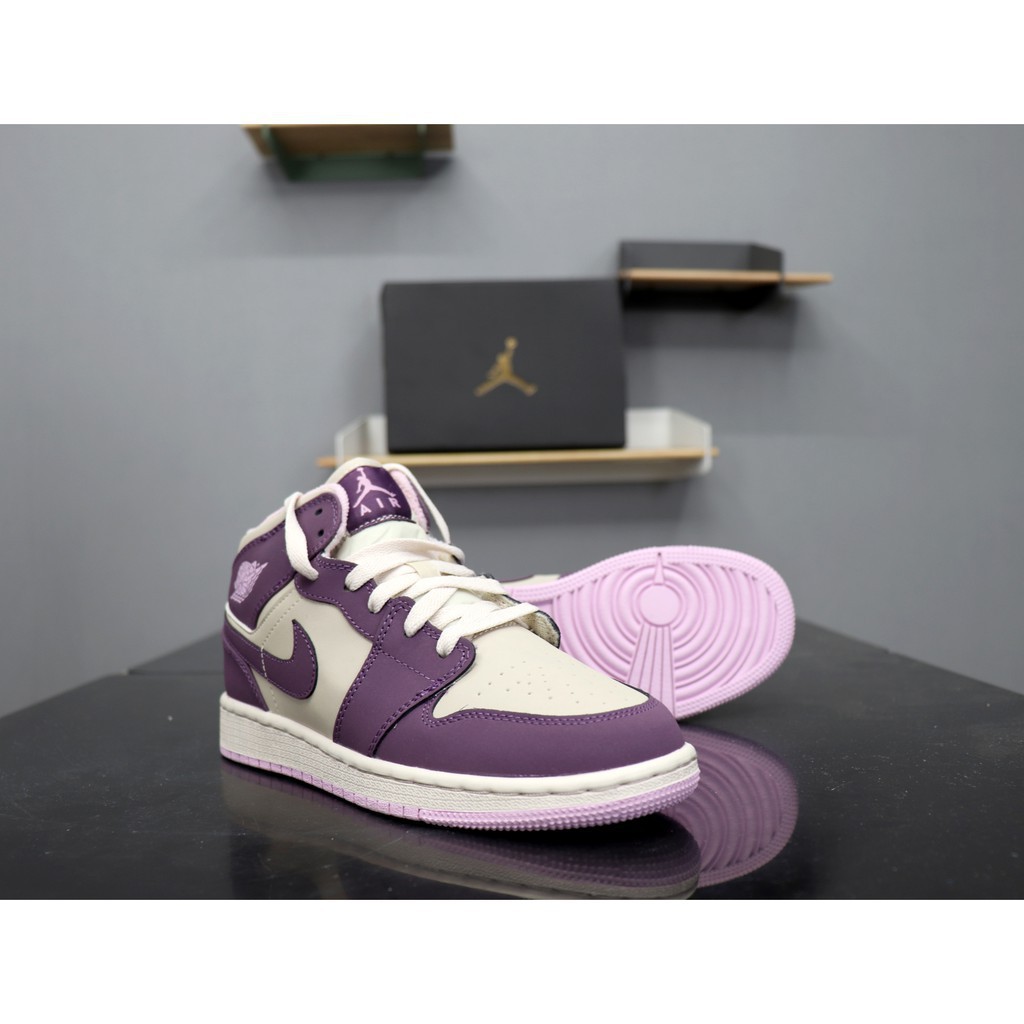 pink and purple air jordan 1