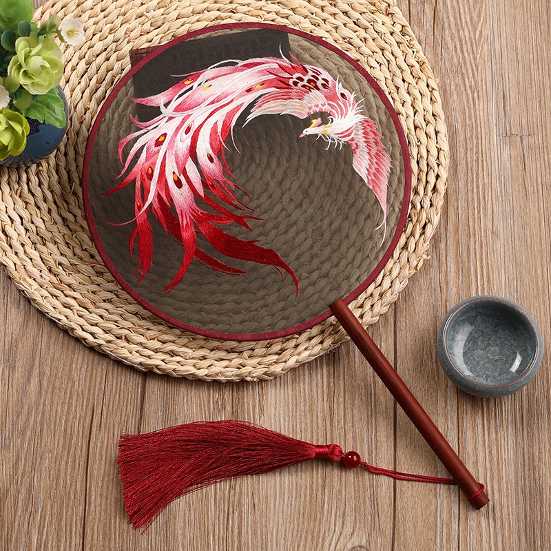 Silk Double Sided Embroidery Su Embroidery Group Fan Chinese Style Shopee Philippines