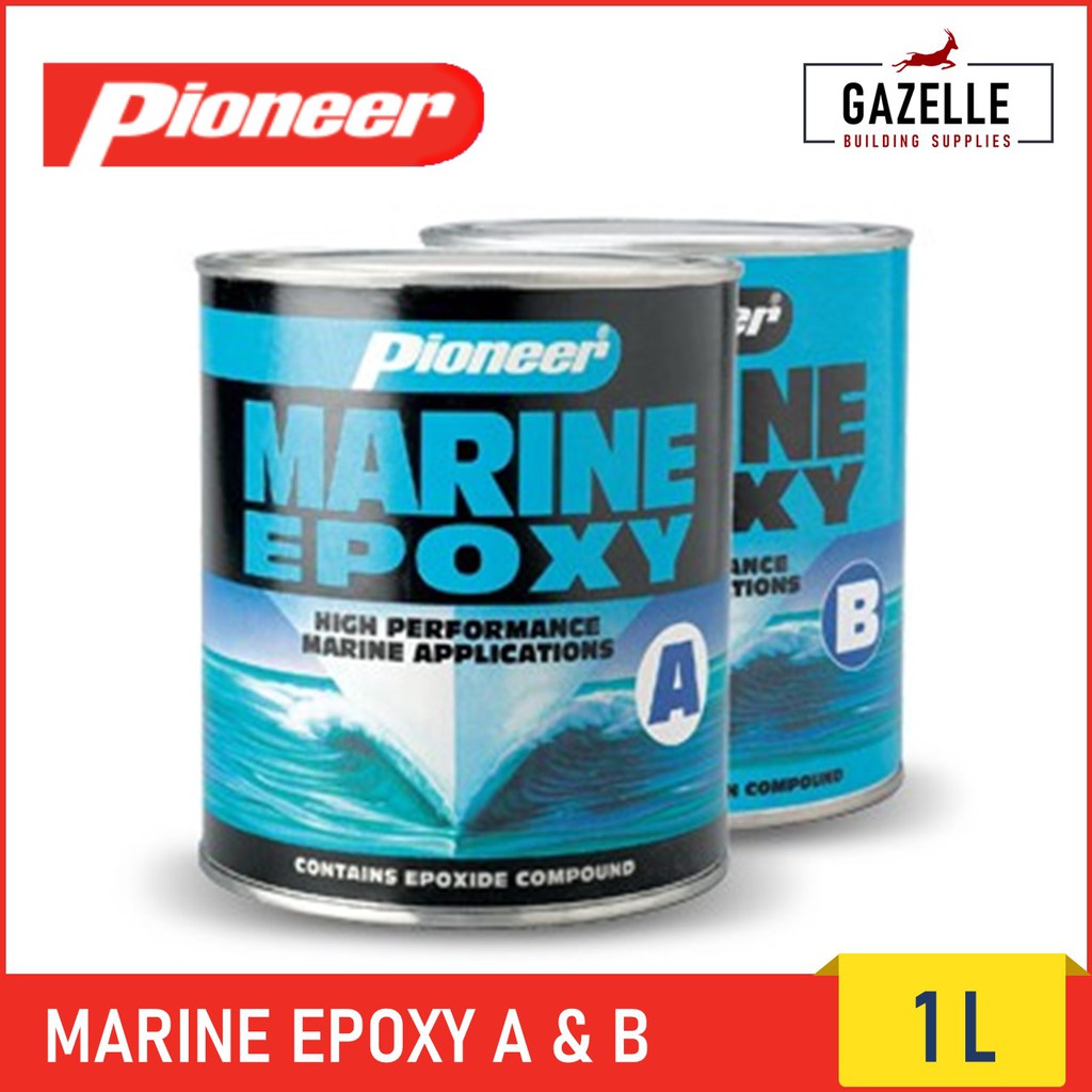 Pioneer Marine Epoxy Set (A&B) - 1L | Shopee Philippines